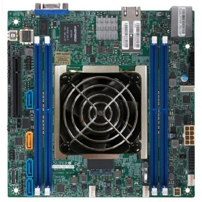 Материнская плата Supermicro X11SDV-8C+-TLN2F (MBD-X11SDV-8C+-TLN2F) Mini-ITX, FCBGA-2518, ECC DDR4