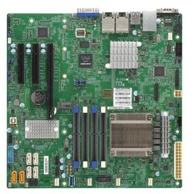 Материнская плата Supermicro X11SSH-GF-1585 (MBD-X11SSH-GF-1585) Micro-ATX, FCBGA-1440, ECC DDR4