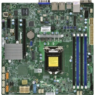 Материнская плата Supermicro X11SSL-nF (MBD-X11SSL-nF) Micro-ATX, LGA-1151, ECC DDR4