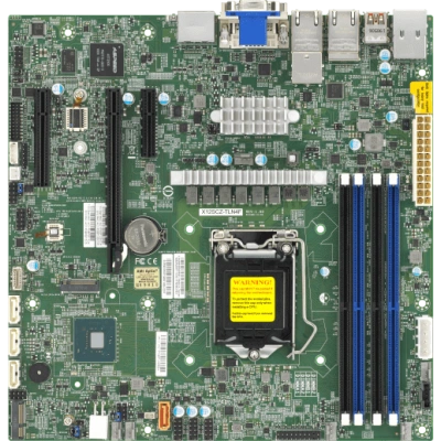 Материнская плата Supermicro X12SCZ-TLN4F (MBD-X12SCZ-TLN4F) Micro-ATX, LGA-1200, DDR4