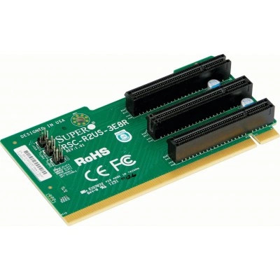 Плата расширения Supermicro RSC-R2US-3E8R 2U, PCI-E x8 Плата расширения Supermicro RSC-R2US-3E8R 2U, PCI-E x8