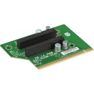 Плата расширения Supermicro RSC-R2UW-2E4R 2U, PCI-E x8 Плата расширения Supermicro RSC-R2UW-2E4R 2U, PCI-E x8