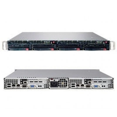 Сервер Supermicro AS-1021TM-T+B 1U, ECC DDR2, до 980W Сервер Supermicro AS-1021TM-T+B 1U, ECC DDR2, до 980W