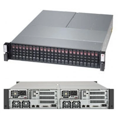 Система хранения данных Supermicro SSG-2028R-DE2CR24L 2U, LGA 2011, ECC DDR4
