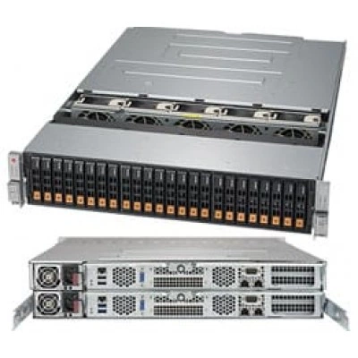 Система хранения данных Supermicro SSG-2028R-DN2R24L 2U, LGA 2011, ECC DDR4