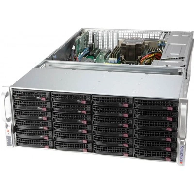 Система хранения данных Supermicro SSG-540P-E1CTR36L 4U, LGA-4189, ECC DDR4 Система хранения данных Supermicro SSG-540P-E1CTR36L 4U, LGA-4189, ECC DDR4