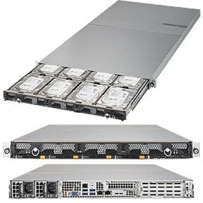 Система хранения данных Supermicro SSG-6019P-ACR12L+ 1U, LGA 3647, Intel® Xeon® Scalable процессоры (codenamed Cascade