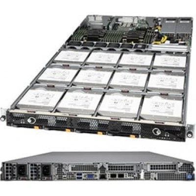 Система хранения данных Supermicro SSG-6119P-ACR12N4L 1U, LGA 3647, Intel® Xeon® Scalable процессоры (codenamed Cascade Система хранения данных Supermicro SSG-6119P-ACR12N4L 1U, LGA 3647, Intel® Xeon® Scalable процессоры (codenamed Cascade