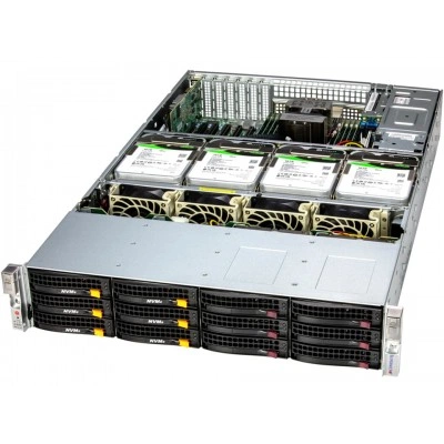 Система хранения данных Supermicro SSG-621E-ACR16H 2U, LGA-4677, ECC DDR5
