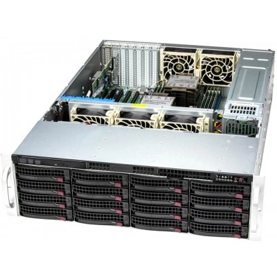 Система хранения данных Supermicro SSG-631E-E1CR16H 3U, LGA-4677, ECC DDR5 Система хранения данных Supermicro SSG-631E-E1CR16H 3U, LGA-4677, ECC DDR5