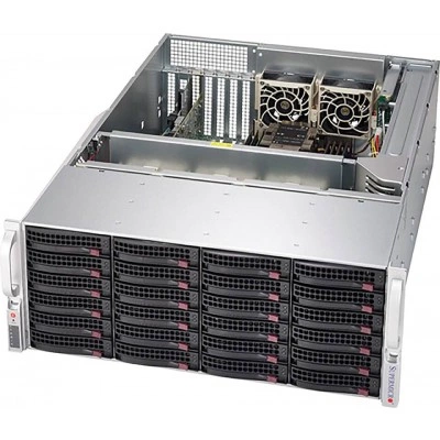 Система хранения данных Supermicro SSG-640P-E1CR24L 4U, LGA-4189, ECC DDR4