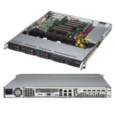 Сервер Supermicro SYS-1028R-MCT 1U, LGA 2011, ECC DDR4