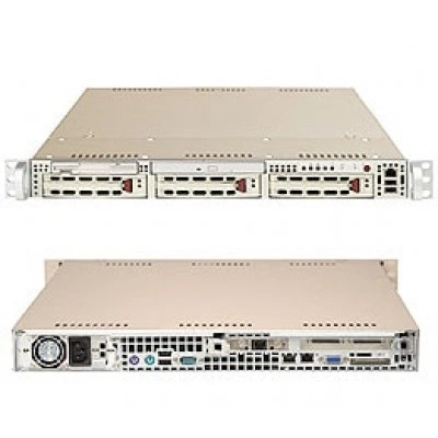 Сервер Supermicro SYS-6014H-XI 1U, до 420W, до 120W Сервер Supermicro SYS-6014H-XI 1U, до 420W, до 120W