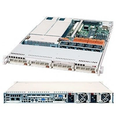 Сервер Supermicro SYS-6014P-8R 1U, до 560W, до 160W Сервер Supermicro SYS-6014P-8R 1U, до 560W, до 160W