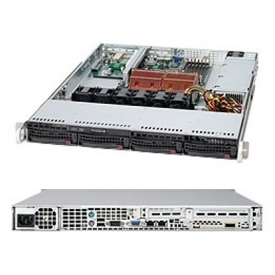 Сервер Supermicro SYS-6015C-NTB 1U, ECC DDR2, IPMI Сервер Supermicro SYS-6015C-NTB 1U, ECC DDR2, IPMI