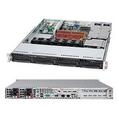 Сервер Supermicro SYS-6015C-NTRB 1U, ECC DDR2, IPMI Сервер Supermicro SYS-6015C-NTRB 1U, ECC DDR2, IPMI