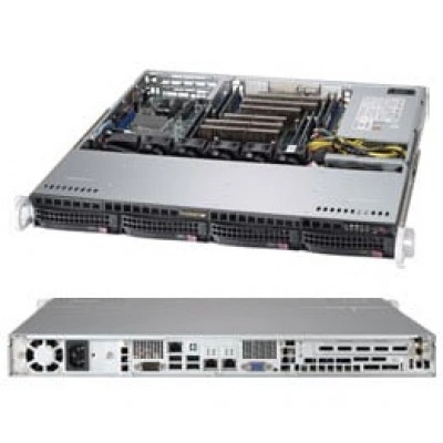Сервер Supermicro SYS-6017R-MTLF 1U, LGA 2011, DDR3 Сервер Supermicro SYS-6017R-MTLF 1U, LGA 2011, DDR3