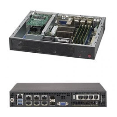 Встраиваемая система Supermicro SYS-E300-8D Mini-1U, FCBGA 1667, DDR4 Встраиваемая система Supermicro SYS-E300-8D Mini-1U, FCBGA 1667, DDR4