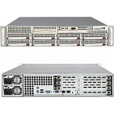Supermicro SYS-5025M-URB, сервер Rack 2U, LGA775, 700 Вт, RAID 0/1/5/10