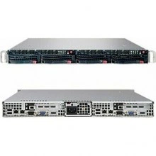 Supermicro SYS-6016TT-TF, сервер Rack 1U, RAID 0/1, 1200 Вт