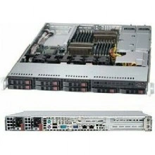 Supermicro SYS-1027B-URF, сервер 1U, 2 x LGA1356, Intel C602, 12 x DDR3, 8 x 2.5" SAS/SATA, 2 x Gigabit Ethernet