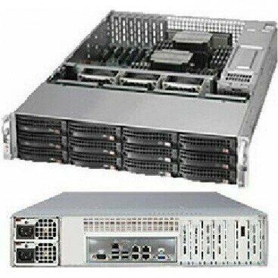 Supermicro SSG-6027R-E1R12N, сервер Rack 2U, 920 Вт