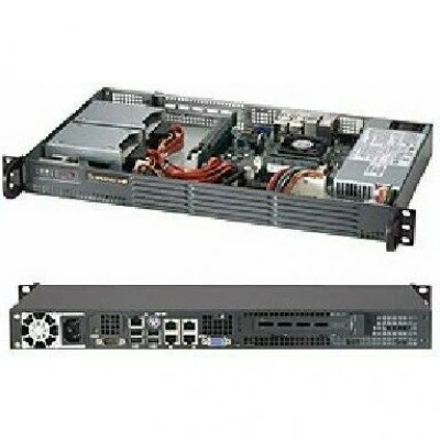 Supermicro SYS-5017P-TLN4F сервер 1U, 200 Вт, Matrox G200eW, DDR3