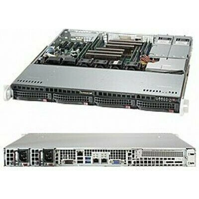 Supermicro SYS-6018R-MTR, сервер 1U