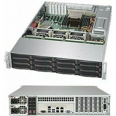 Supermicro SSG-6028R-E1CR12H, серверная платформа 2U