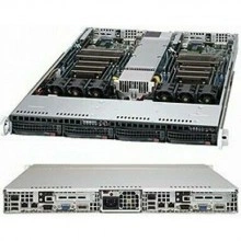 Supermicro SYS-6017TR-TQF — сервер Rack 1U, 1280 Вт, SATA, DDR3