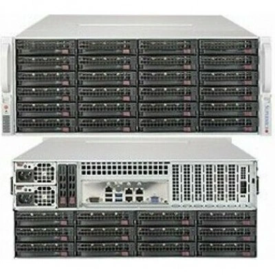 Supermicro SSG-6048R-E1CR36H серверная платформа, Rack 4U, 2 процессора Supermicro SSG-6048R-E1CR36H серверная платформа, Rack 4U, 2 процессора