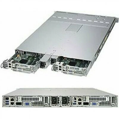 Supermicro SYS-1028TP-DTR сервер 1U, Intel Xeon, 1000 Вт, 16 слотов DDR4, 4 x SATA-III