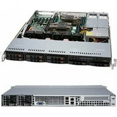Supermicro SYS-1029P-MTR — сервер 1U, 2 x 600 Вт, 2 x GbE, 8 x SFF