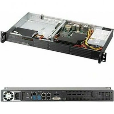 Supermicro SYS-5019S-TN4, 1U сервер с 4 GbE и 200 Вт