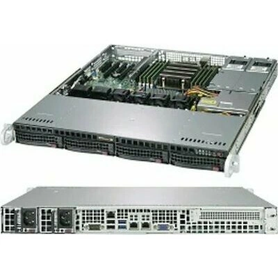 Supermicro AS-1013S-MTR, сервер 1U, AMD EPYC, 2 x 400 Вт