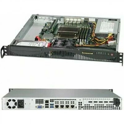 Supermicro SYS-5019C-M4L — сервер 1U, LGA 1151, 4x DIMM, 4x GbE, IPMI