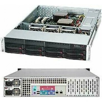 Supermicro CSE-825TQC-R802LPB, серверный корпус 2U