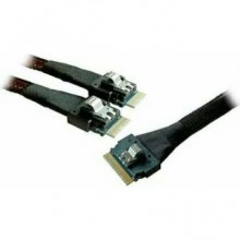Supermicro CBL-SAST-1264F-100, кабель Slimline x8 to 2x Slimline x4, 64 см