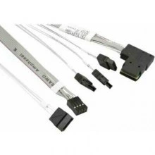 Supermicro CBL-SAST-0880 кабель Mini SAS (SFF-8087) - 4x SATA, 55 см, с боковым кабелем 15 см