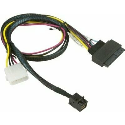 Supermicro CBL-SAST-0957 кабель MiniSAS HD SFF-8643 - U.2 PCIe SFF-8639 Supermicro CBL-SAST-0957 кабель MiniSAS HD SFF-8643 - U.2 PCIe SFF-8639
