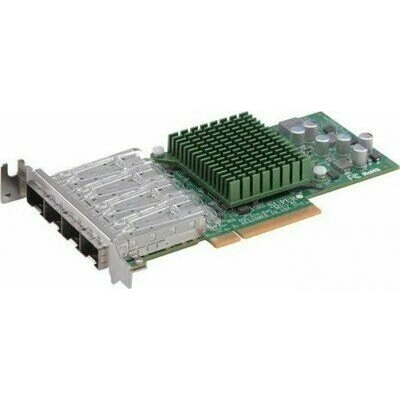 Supermicro AOC-STG-B4S, сетевой контроллер 4 порта SFP+ 10 Гбит/с Supermicro AOC-STG-B4S, сетевой контроллер 4 порта SFP+ 10 Гбит/с
