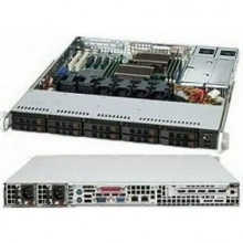 Supermicro CSE-116TQ-R700CB — серверный корпус 1U, 700 Вт, черный