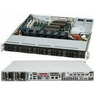 Supermicro CSE-116TQ-R700CB — серверный корпус 1U, 700 Вт, черный Supermicro CSE-116TQ-R700CB — серверный корпус 1U, 700 Вт, черный