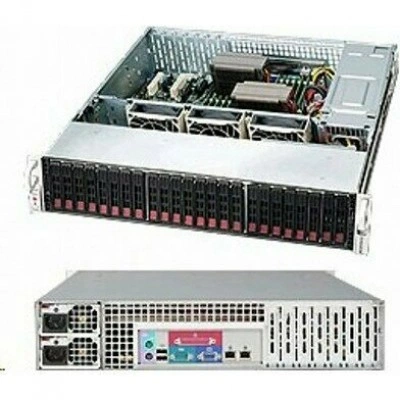 Supermicro CSE-216E26-R1200LPB, корпус для сервера 2U