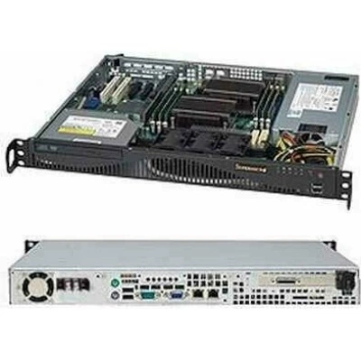 Supermicro CSE-512F-410B, серверный корпус 1U, 410 Вт DC Supermicro CSE-512F-410B, серверный корпус 1U, 410 Вт DC