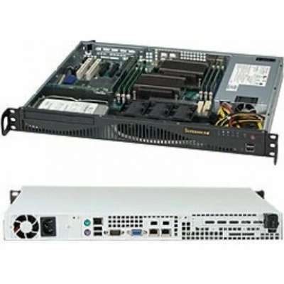 Supermicro CSE-512F-600B Корпус для сервера Supermicro CSE-512F-600B Корпус для сервера