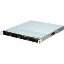 Supermicro CSE-813MFTQC-350CB, серверный корпус 1U, 4 x 3.5", БП 350 Вт 80 Plus Platinum