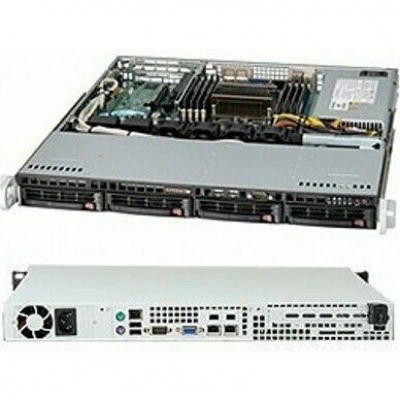 Supermicro CSE-813MT-410CB корпус для сервера Supermicro CSE-813MT-410CB корпус для сервера