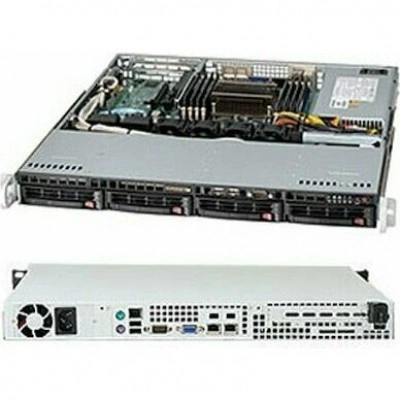 Supermicro CSE-813MTQ-441CB, корпус для сервера Supermicro CSE-813MTQ-441CB, корпус для сервера