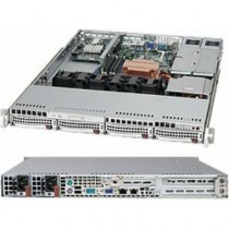 SuperMicro CSE-815TQ-R450UB, серверный корпус 1U, черный, 450 Вт